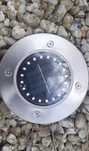 Nowa lampa solarna ogrodowa wbijana gruntowa 20 LED zimna barwa