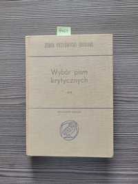 5469. "Wybór pism krytycznych" Zenon Przesmycki Tom II