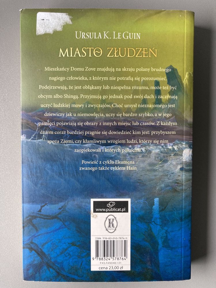 Miasto Złudzeń - Ursula K. Le Guin (Wydawnictwo Książnica)
