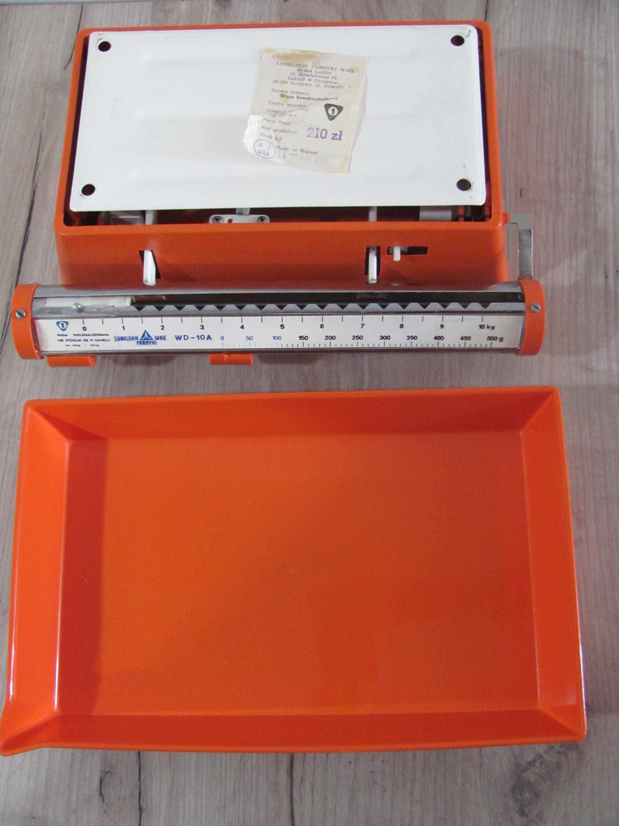 Waga kuchenna WD-10A Lubelskie Fabryki Wag PRL 1989r