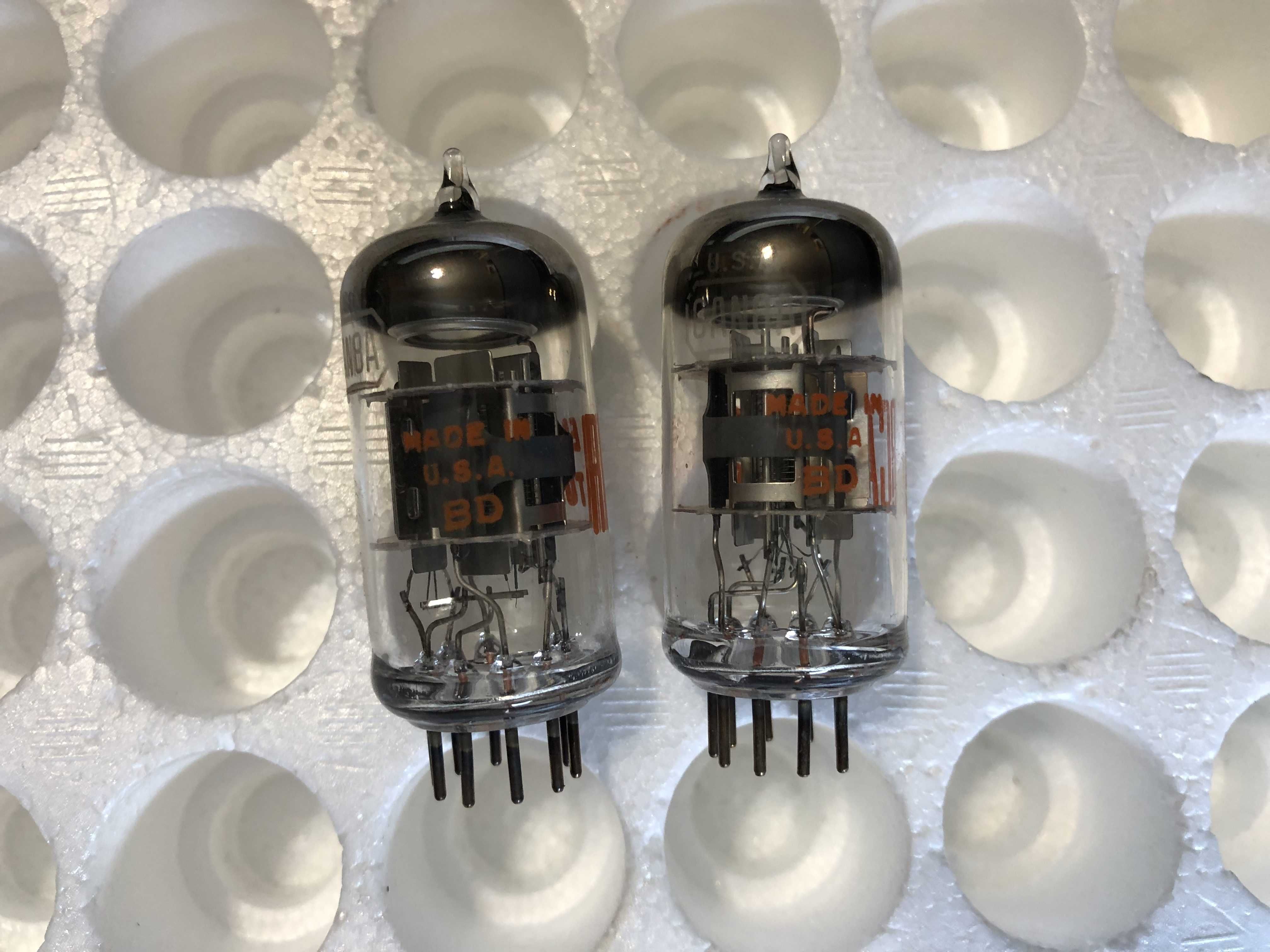 6AN8A RCA NOS Dobrana Para 6AN8 DreamAmp Sansui au70 Pioneer Sm83
