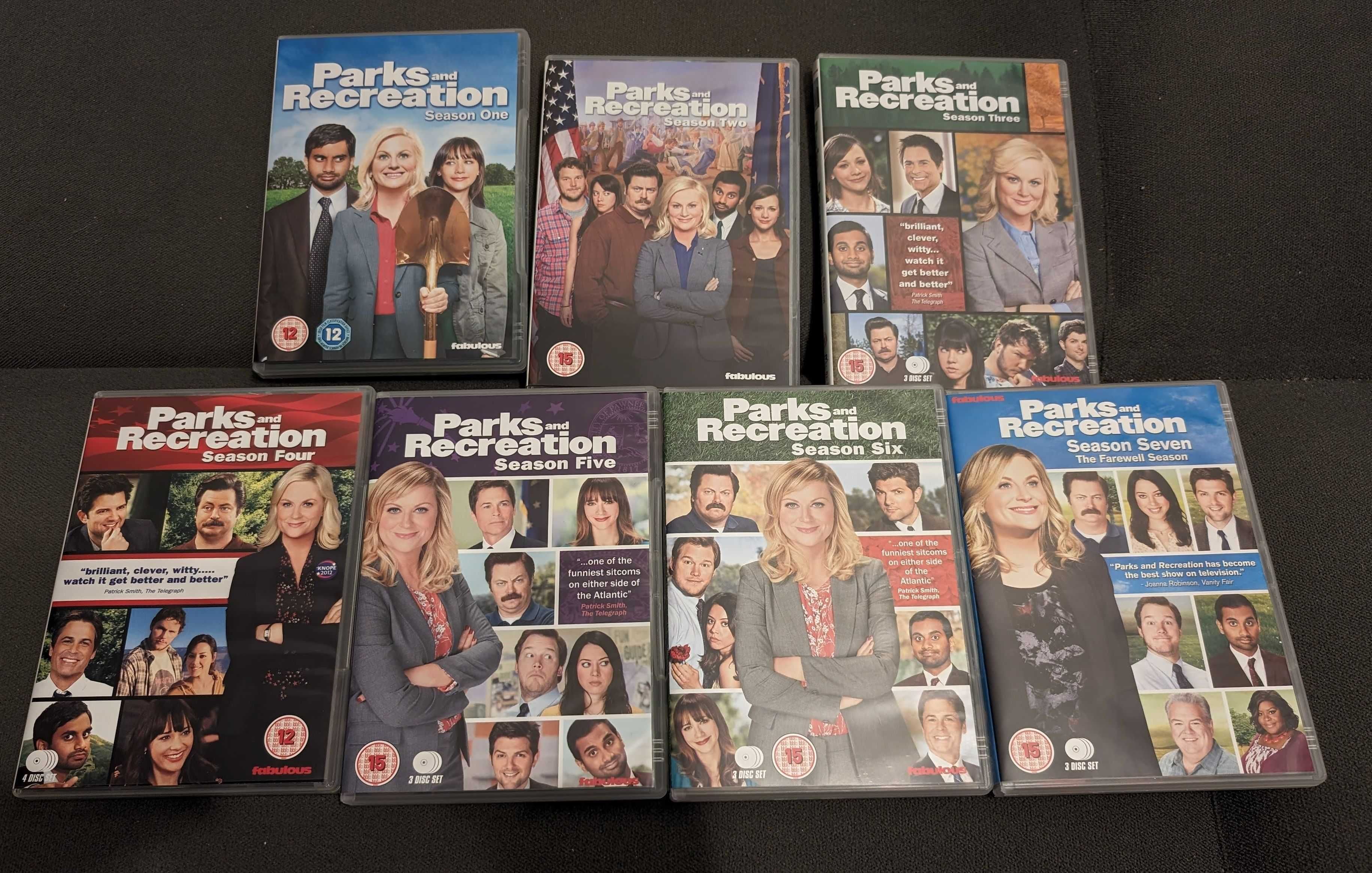 Parks and Recreation DVD, Sezony 1-7, Parks & Rec