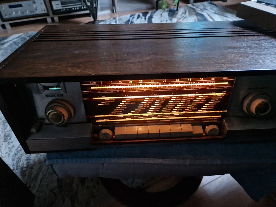 Amplituner simonetta multipleks  lampowy kolumny gratis