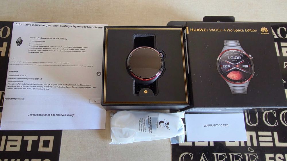 HUAWEI WATCH 4 PRO SpaceEdition NOWY NIEUZYWANY tytanowy gwar.prod.24!