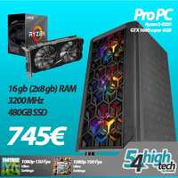 Computador gaming novo - "Pro PC" - Ryzen 5 4500 / GTX 1660 super