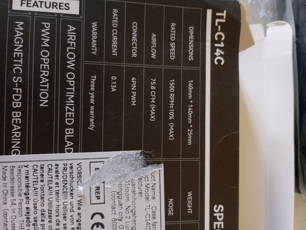 wentylator Thermalright TL-C14C,