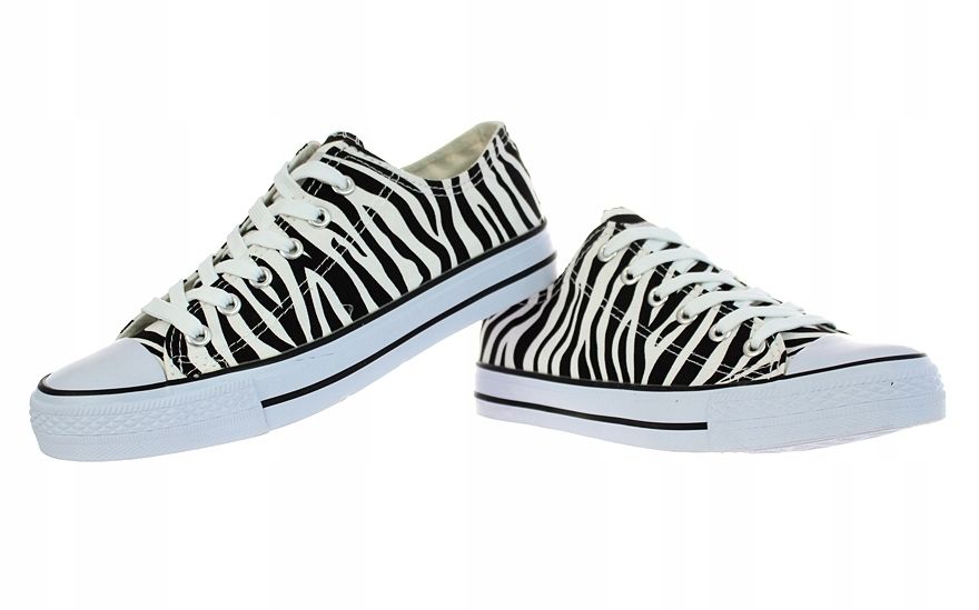 Rozmiar: 38 Trampki Buty Sportowe Niskie Zebra 5701