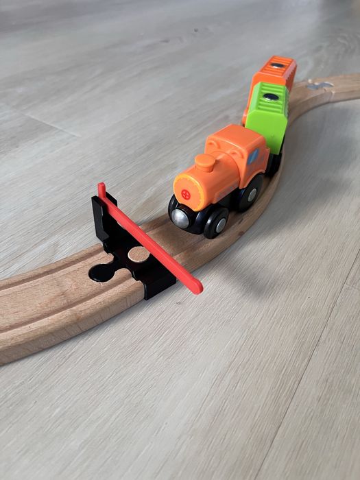 Szlaban do torów drewnianych