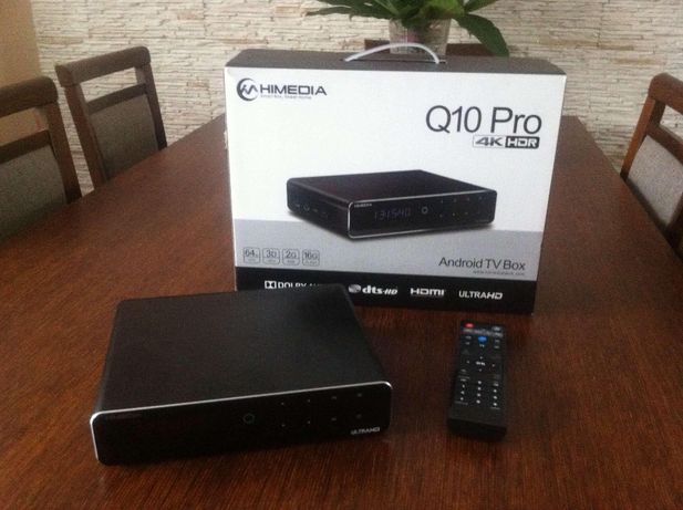 HiMedia Q10 Pro 4K HDR 3D BD-ISO Smart Box Tv odtwarzacz WiFi HBO Max
