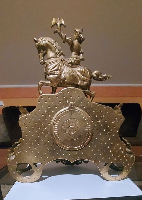 Antyki  Zegar z mosiądzu