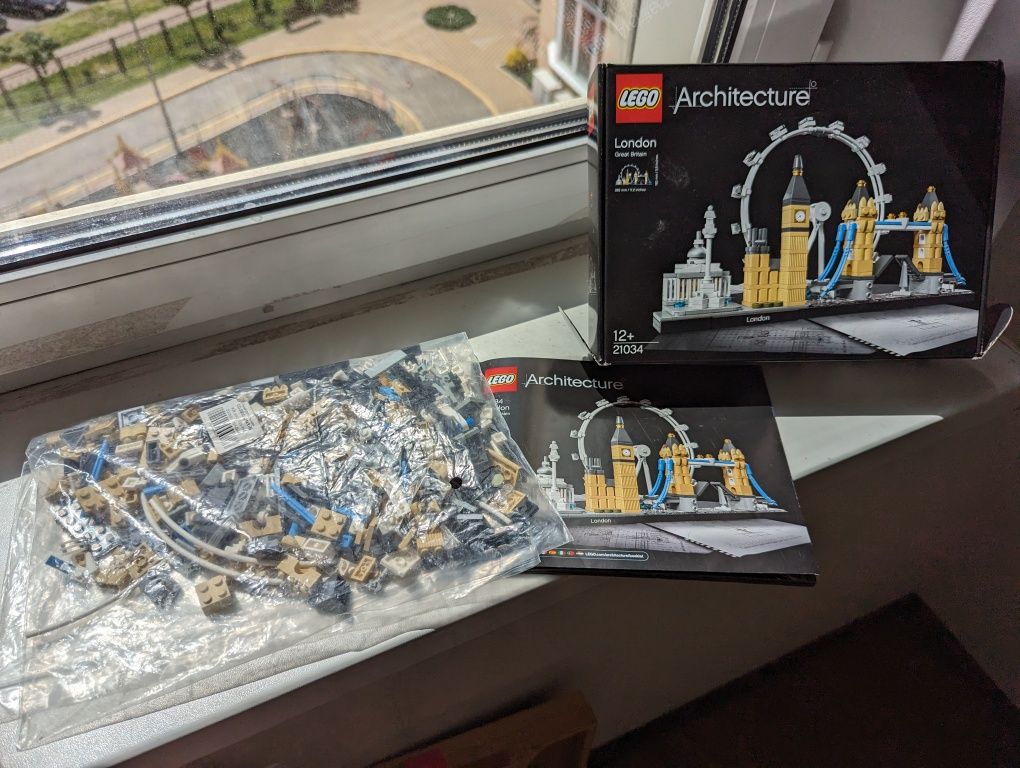 Конструктор Lego Architecture Париж, Лондон, Нью-йорк