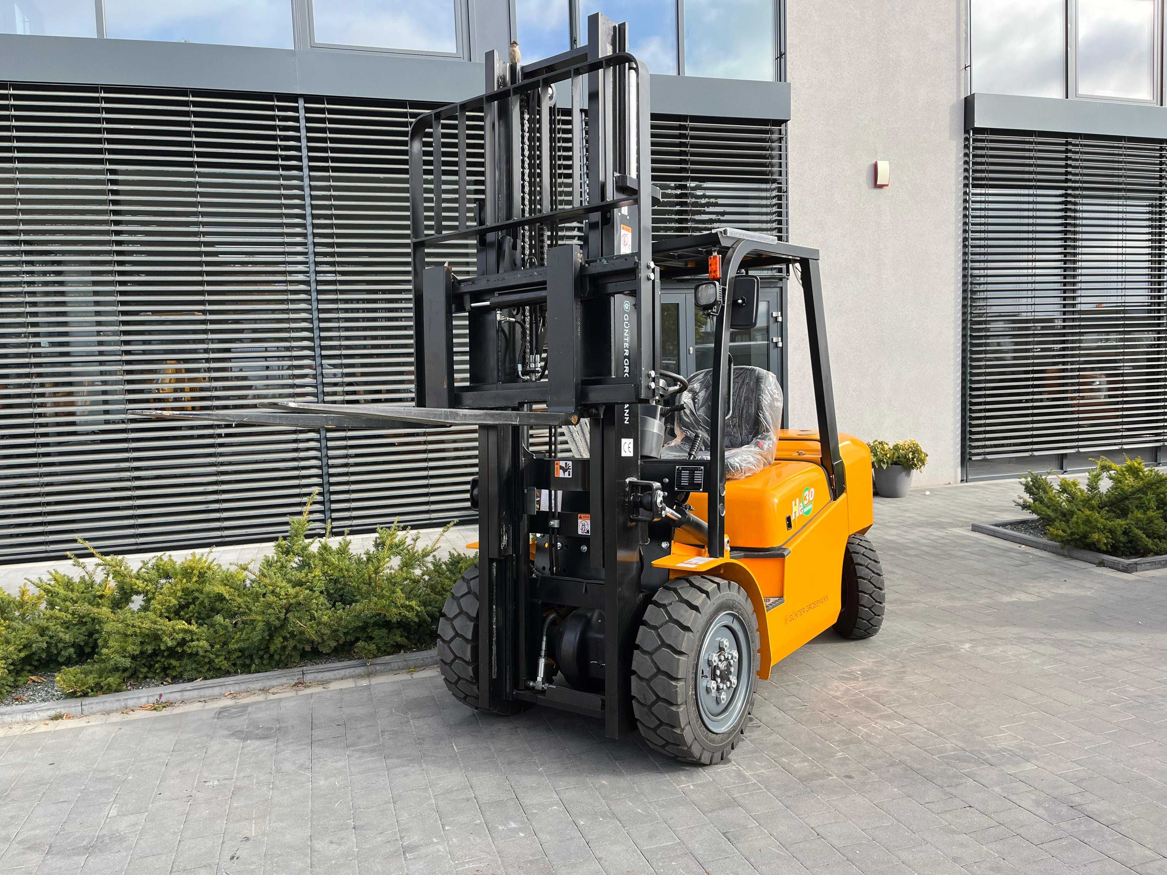Wózek widłowy Gunter Grossmann 3T Duplex 3,3 m  . Elektryk