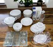 Serwis obiadowy z porcelany Chodzież 41 szt. + GRATISY-Odbiór osobisty