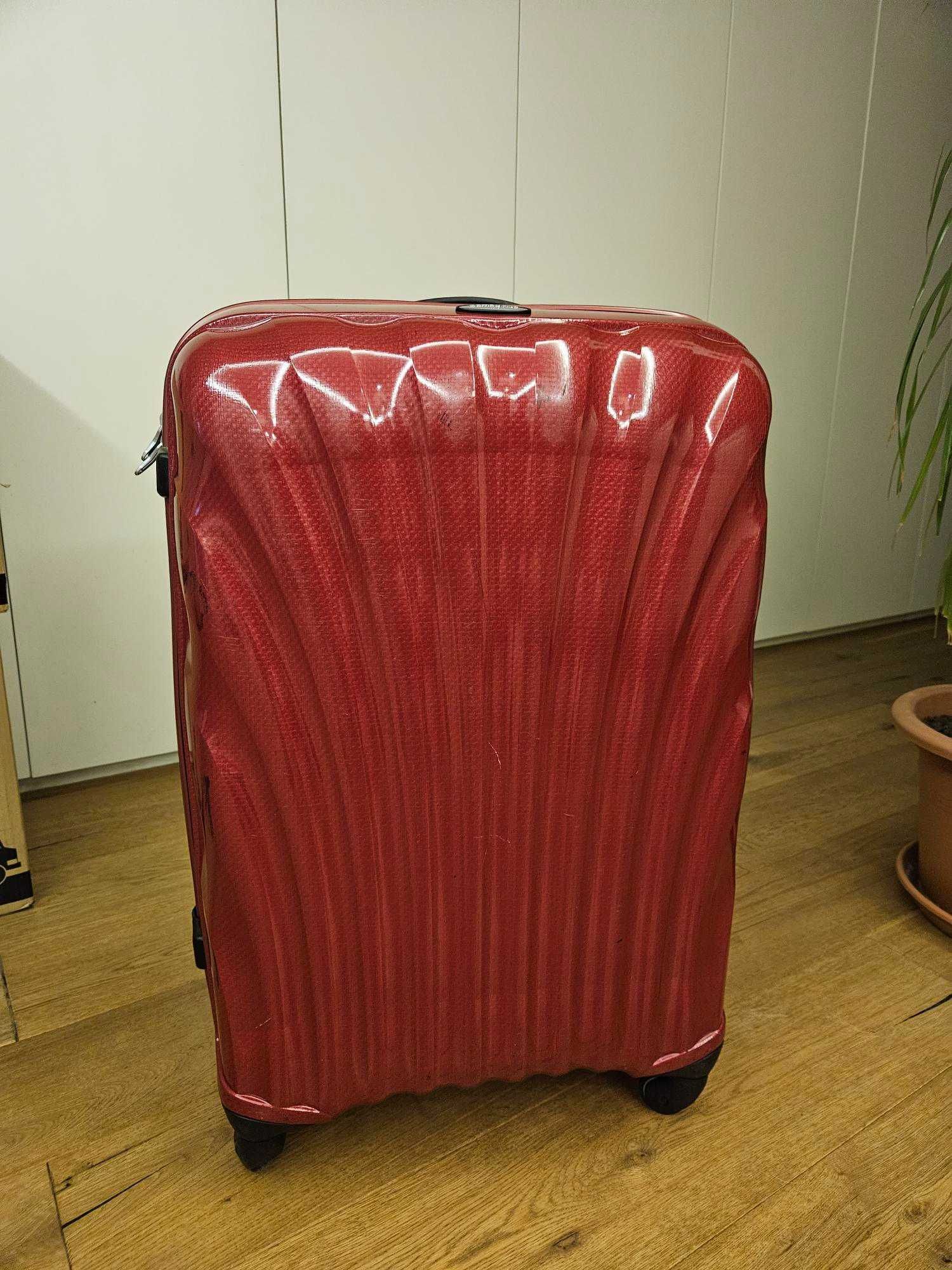 Mala de viagem de luxo Samsonite 68Lt  C-LITE Média Vermelho Chili