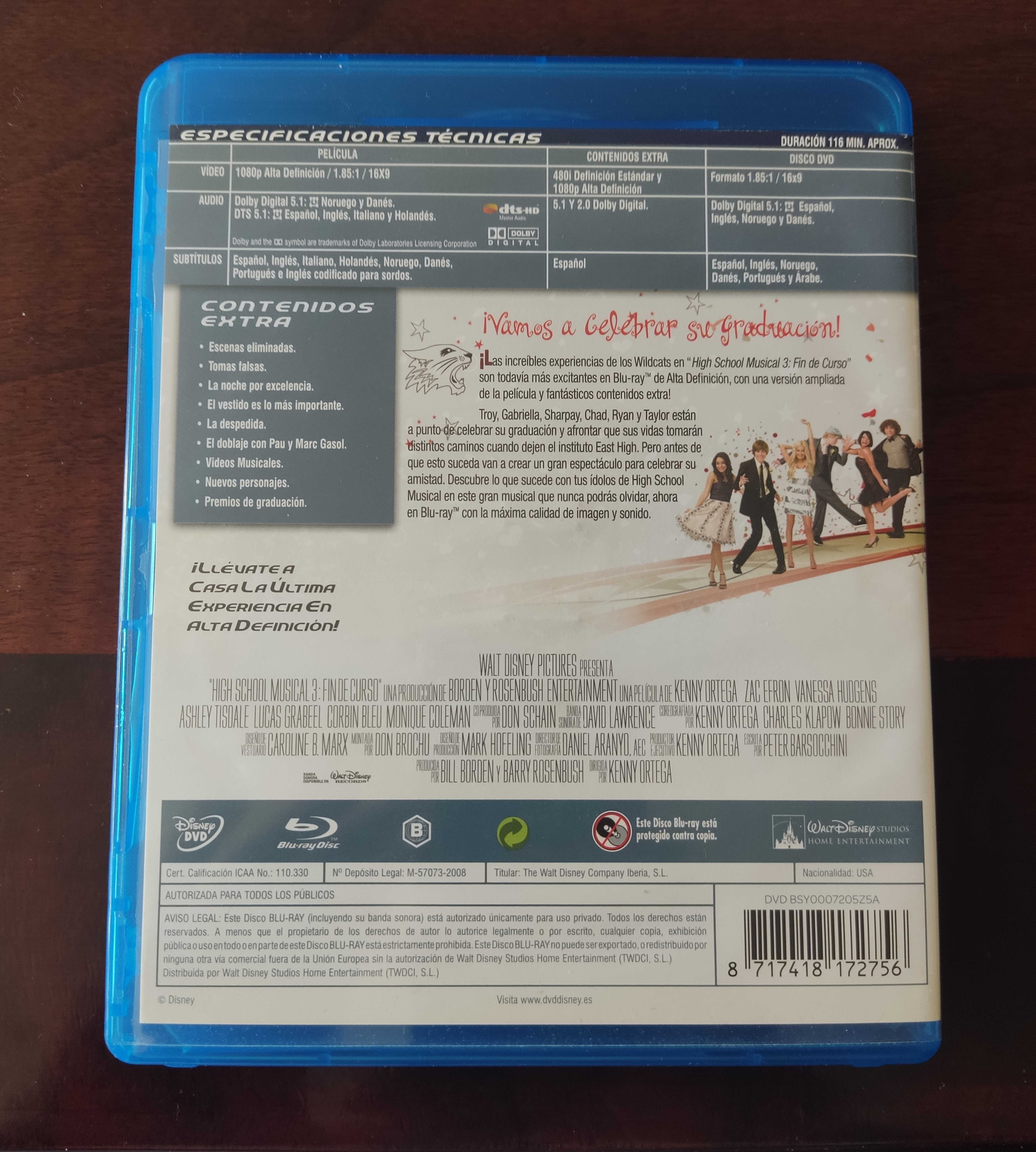 High School Musical 3 - Edição Ampliada - 2 Blu-Ray