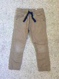 Spodnie chłopięce Pepco musztardowe 110 cm