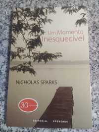 Livro de Nicholas Sparks Um momento Inesquecível