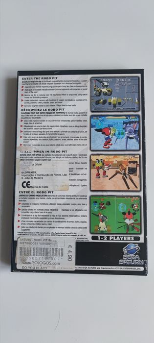 Robo Pit - Sega Saturn - Bom Estado