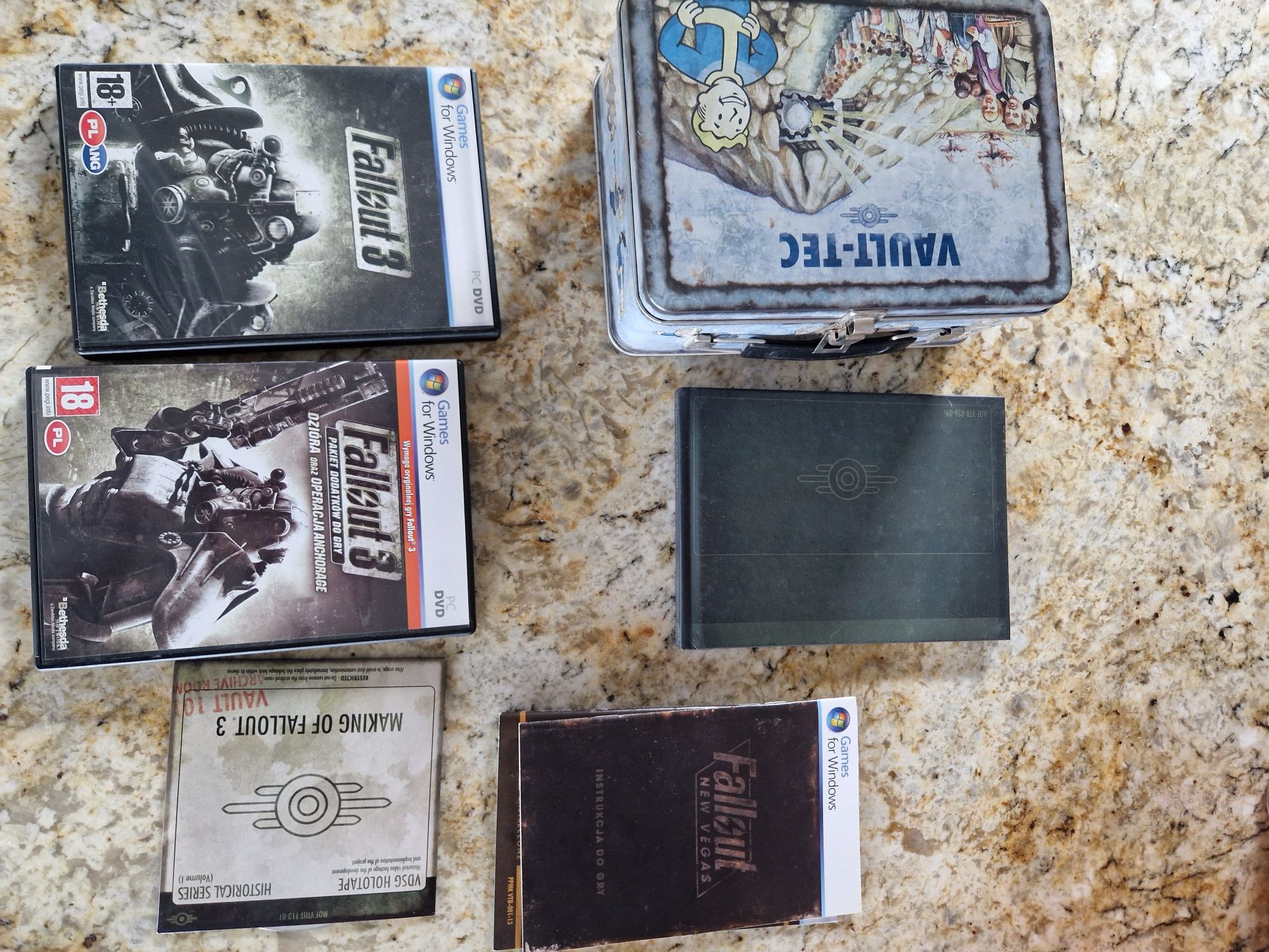 Fallout 3 edycja kolekcjonerska bez figurki + dodatek