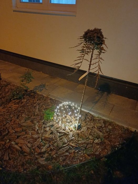 Новорічна кулька ліхтарики декор для саду