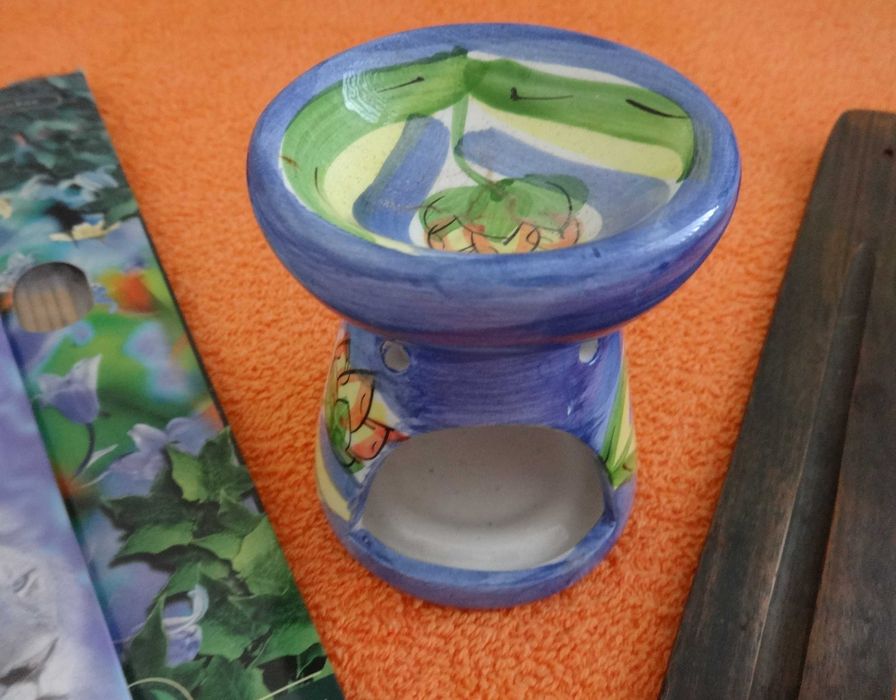 Conjunto Queimador de essências + Suporte Incenso