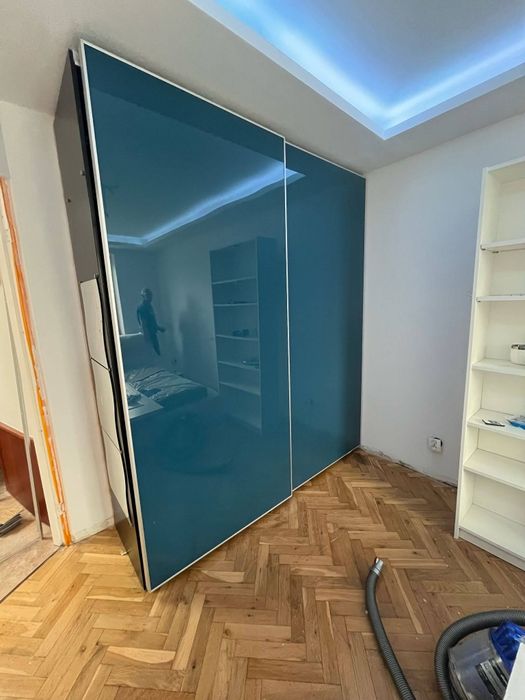 Drzwi do szafy Ikea pax szklane przesuwne 200x236