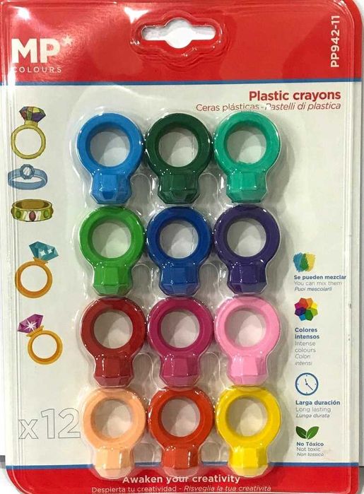 Kredki ołówkowe Madrid Papel 12 szt. pierwsze kredki