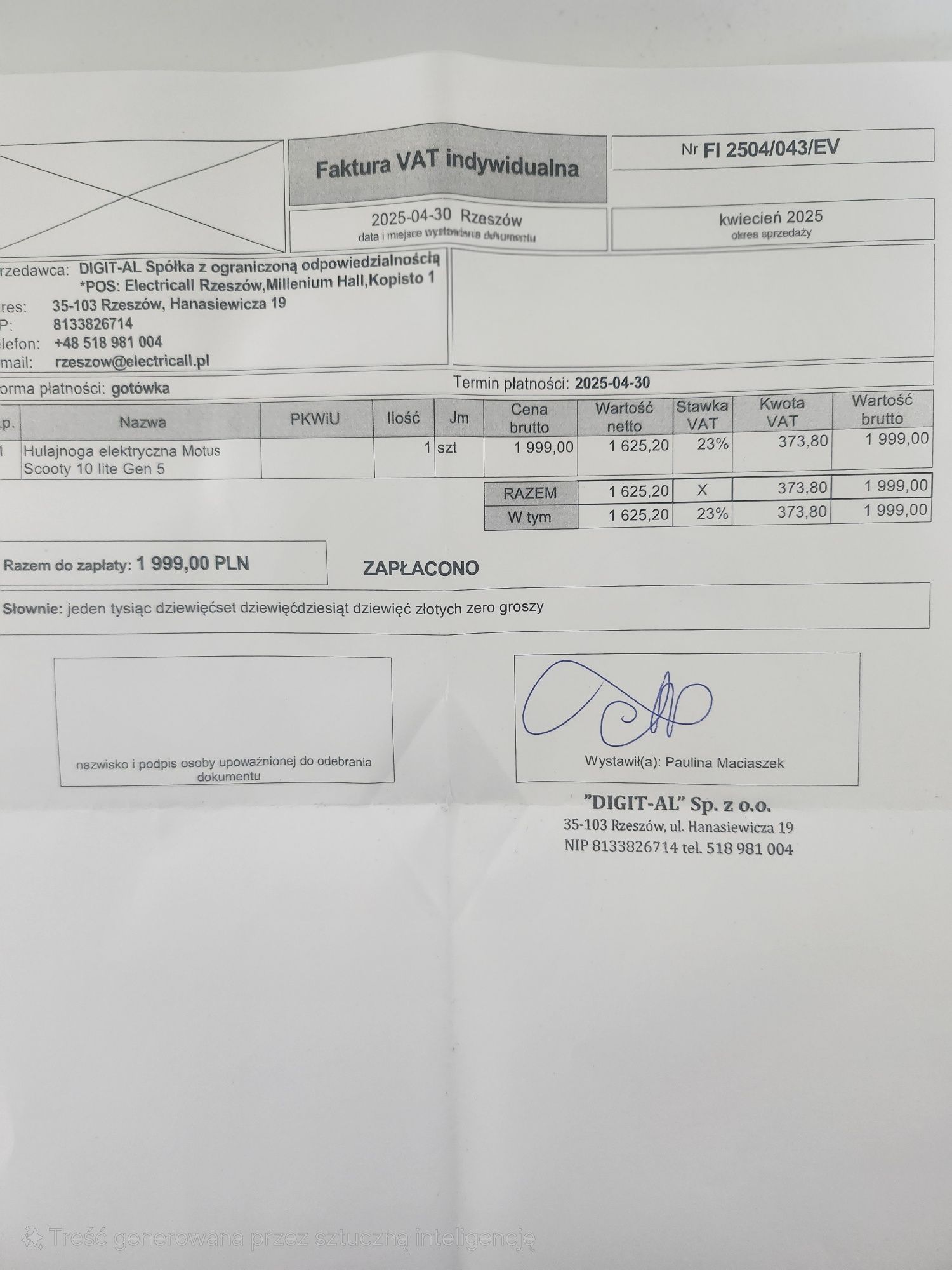 Hulajnoga Motus scooty 10 lite