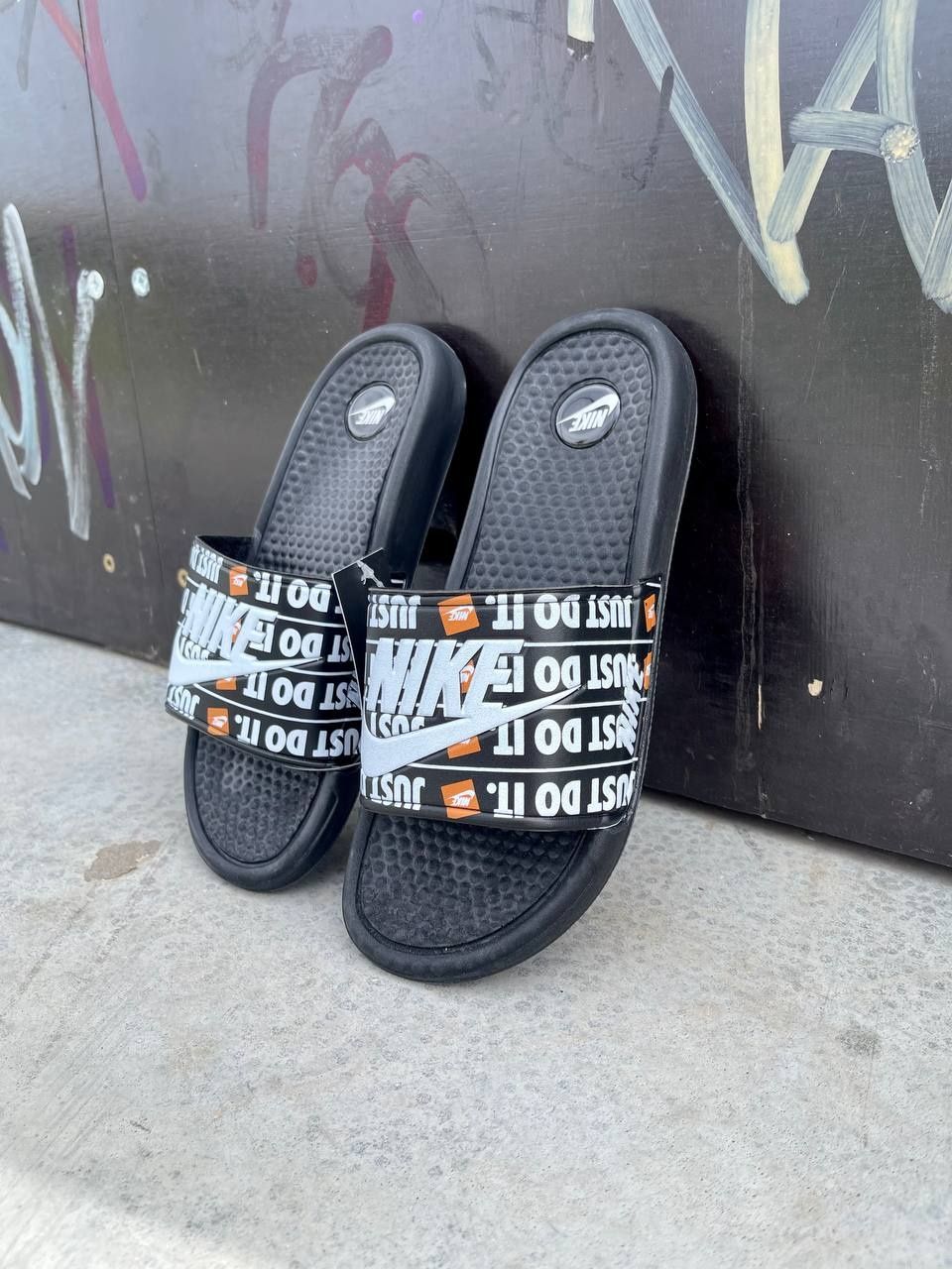 Жіночі шльопанці Nike Slides Just Do It ‘Black’