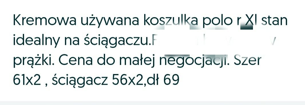 Koszulka polo Xl używana stan idealny