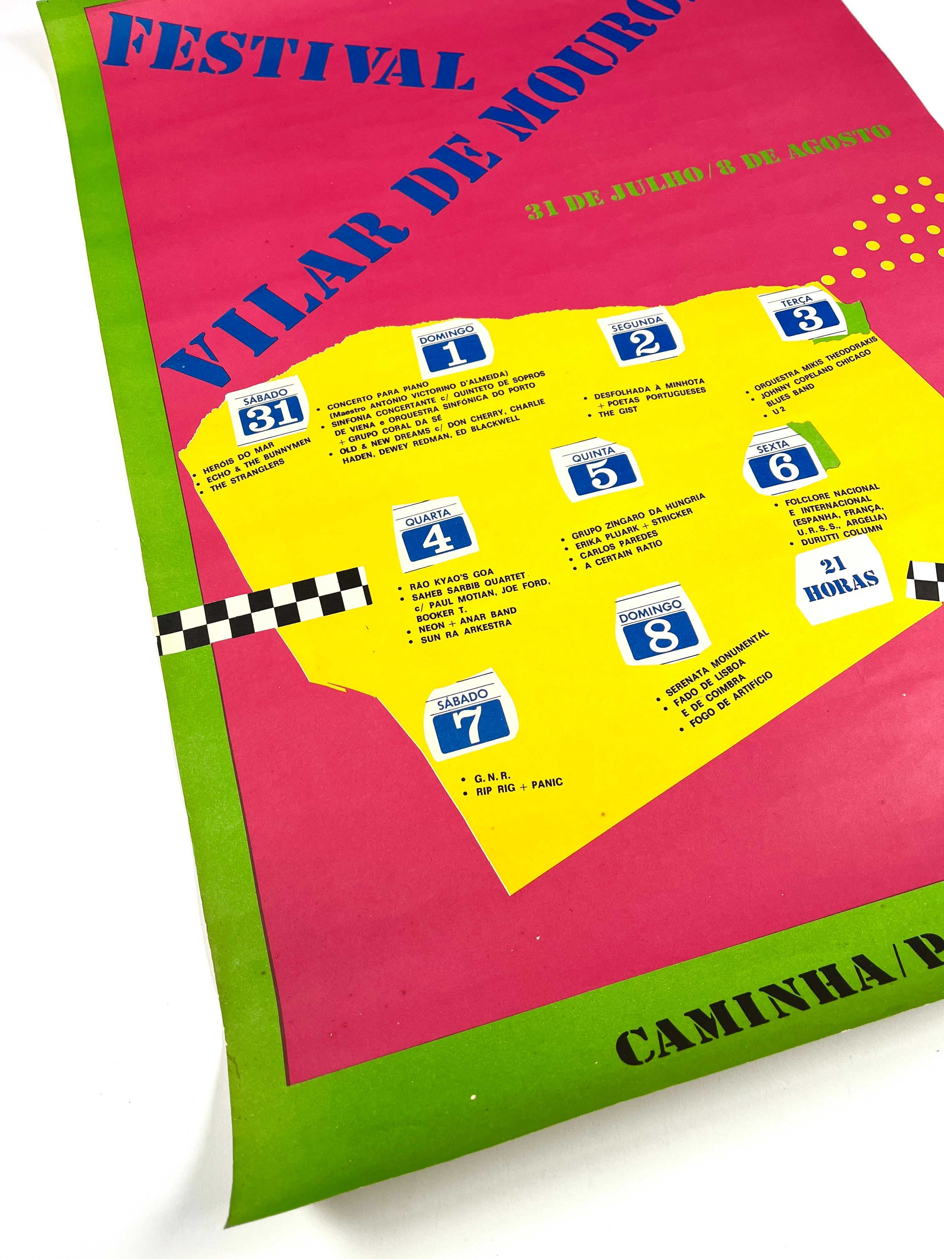 Cartaz Festival Vilar de Mouros 1982