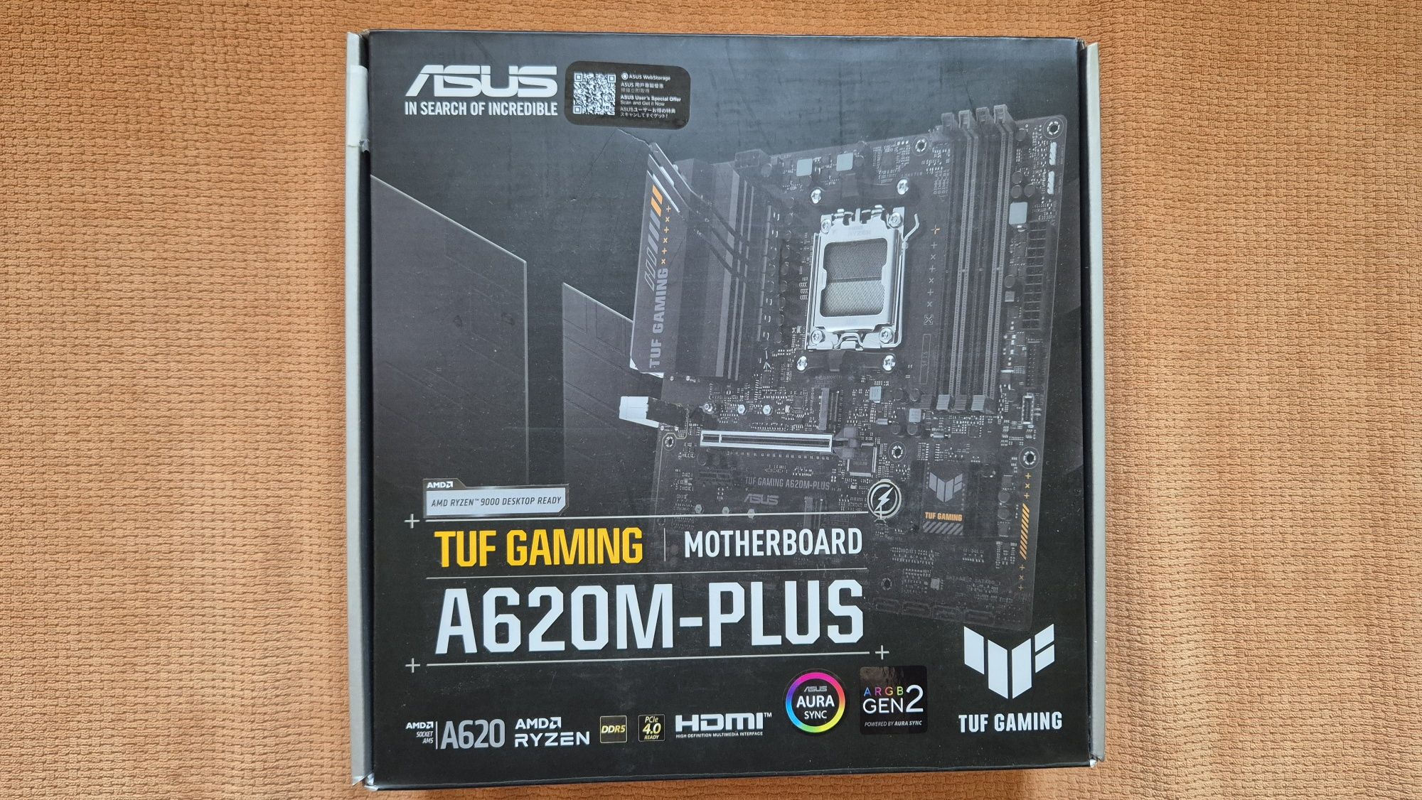Материнська плата ASUS A620M-PLUS TUF GAMING motherboard AMD RYZEN