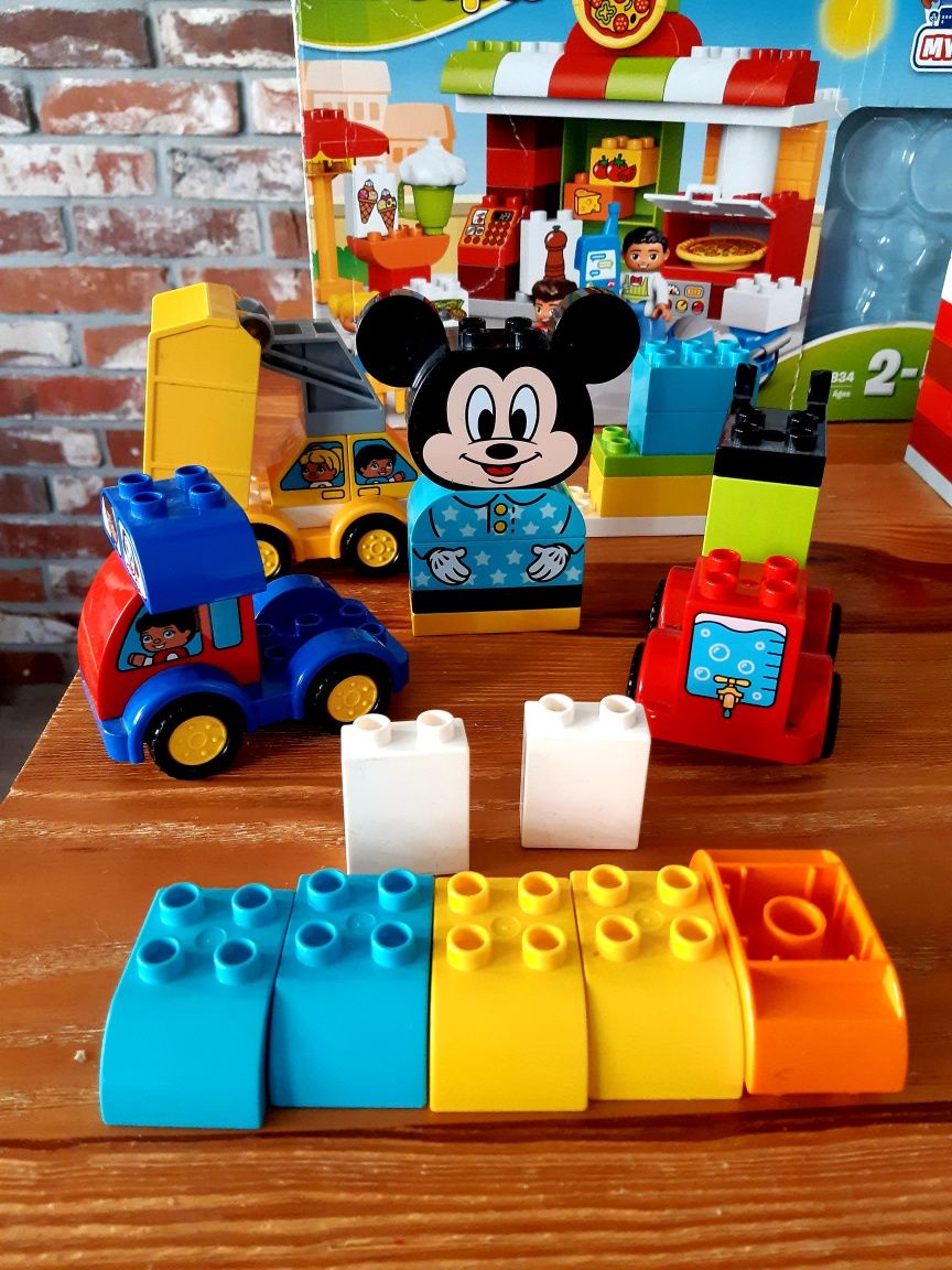 Zestaw Lego Duplo pizzeria 10834 + dodatkowe inne klocki