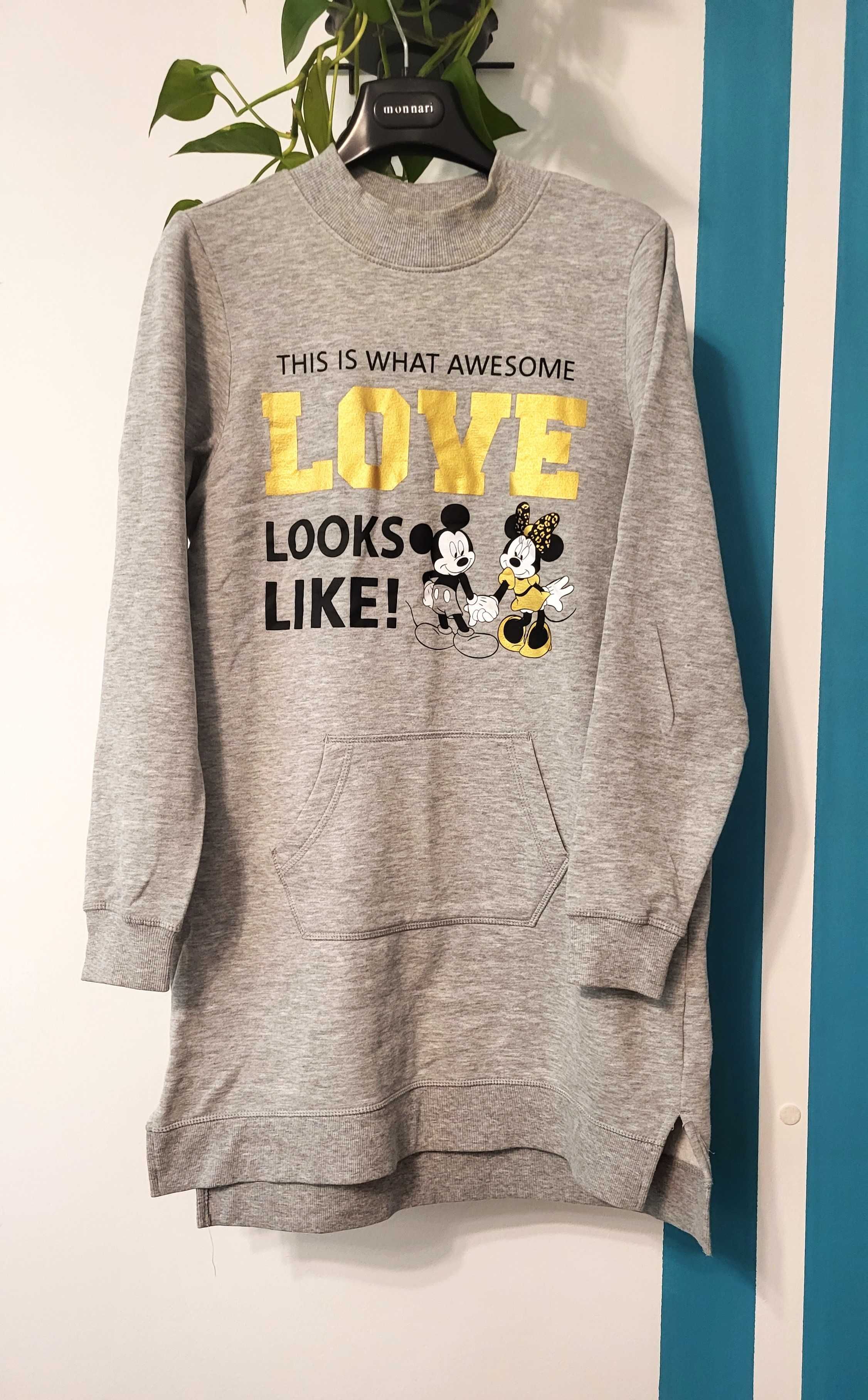 Bluza tunika Disney Myszka Miki jak nowa S-M