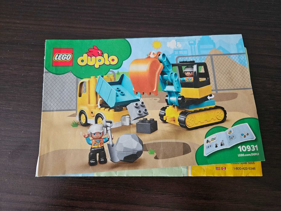 LEGO Duplo 10931 - Ciężarówka i koparka gąsienicowa (inne w opisie)