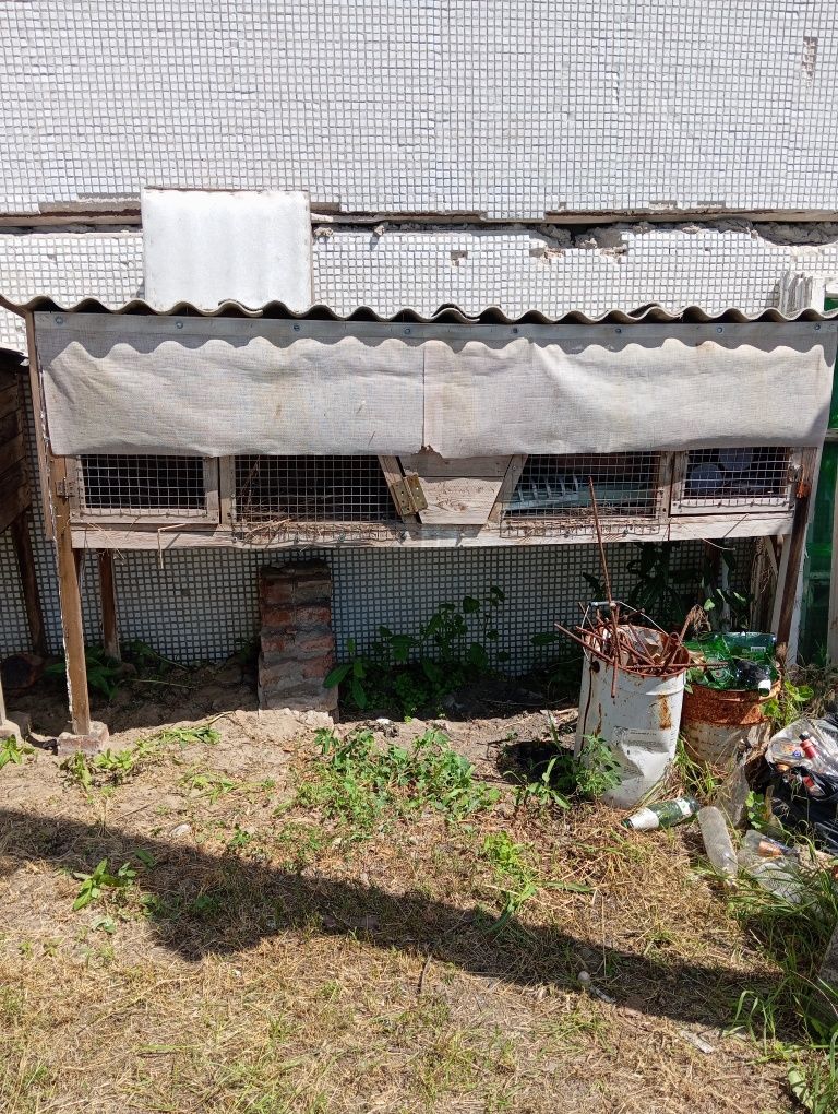 Клетки для кроликов.