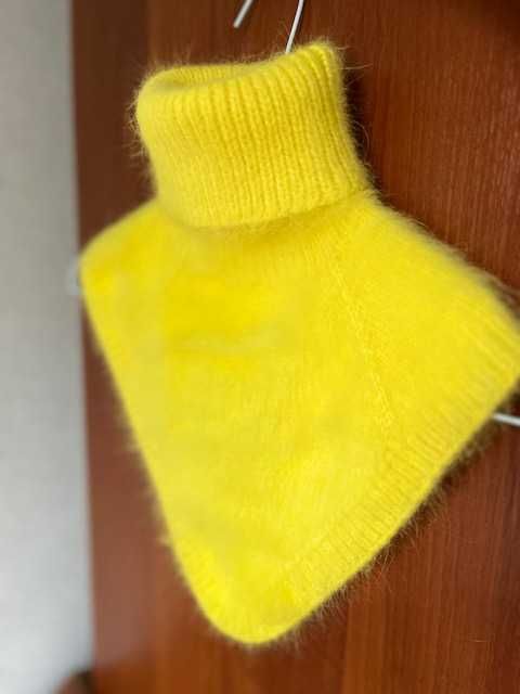 Ангорова шапка, рукавички та снуд в комплекті