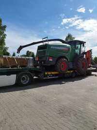 Transport maszyn budowlanych, rolniczych, palet, big bagów, domki