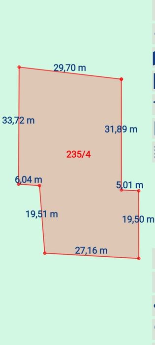 Działka budowlana.Sprzedaż lub
 zamiana na mieszkanie.