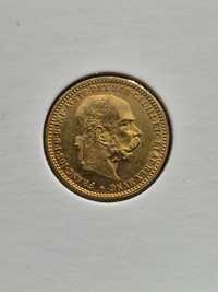 10 koron 1906 Austria złota moneta komunia Franciszek Józef