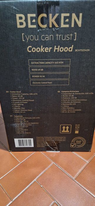 Exaustor BECKEN Novo