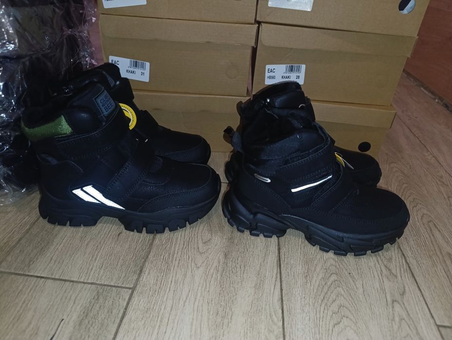 Зимові термо сапоги ботінки хайтопи Clibee для хлопчика зимние ботинки