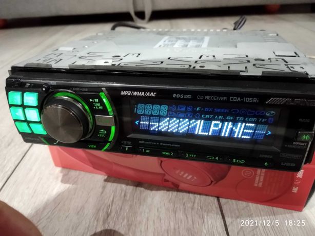 Radio Alpine CDA-105Ri USB mp3.