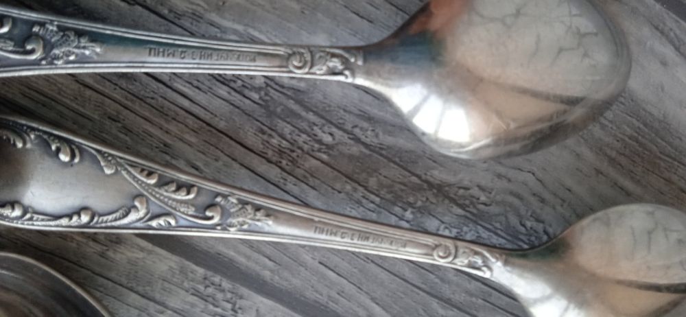 Мельхіорові чайні ложки. Вінтаж.