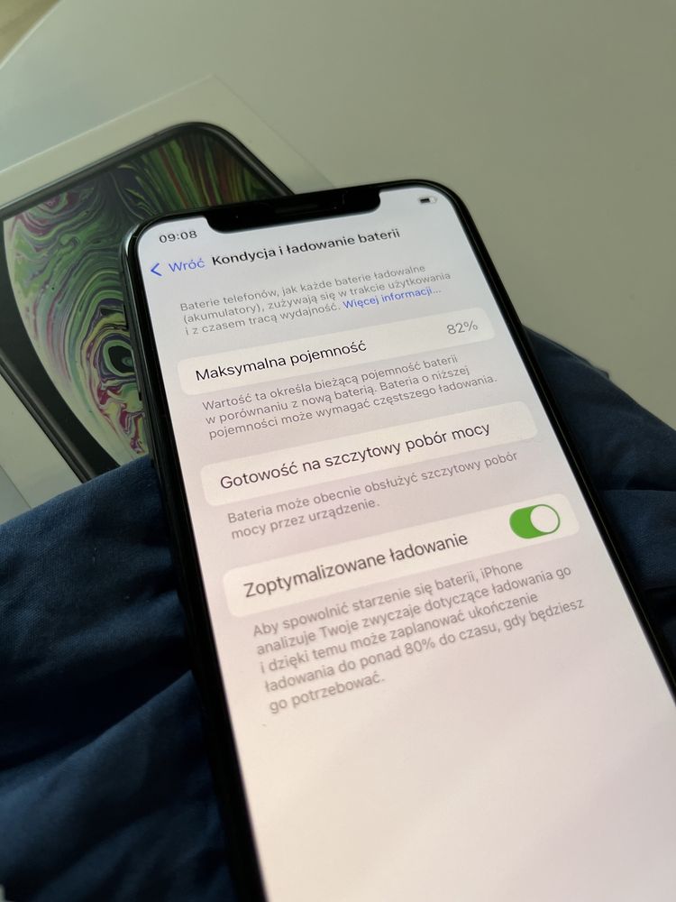 iPhone XS space grey 64GB stan idealny, folia zabezpieczająca