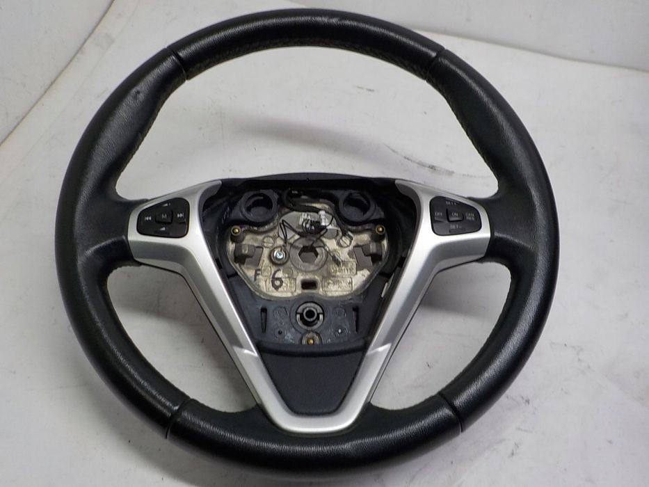 FORD FIESTA MK7 VII KIEROWNICA SKÓRA MULTI TEMPOMAT