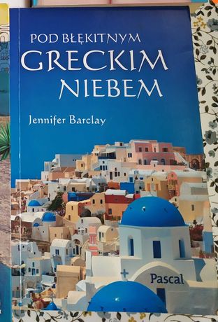 Książka pod błękitnym greckim niebem Jennifer Barclay