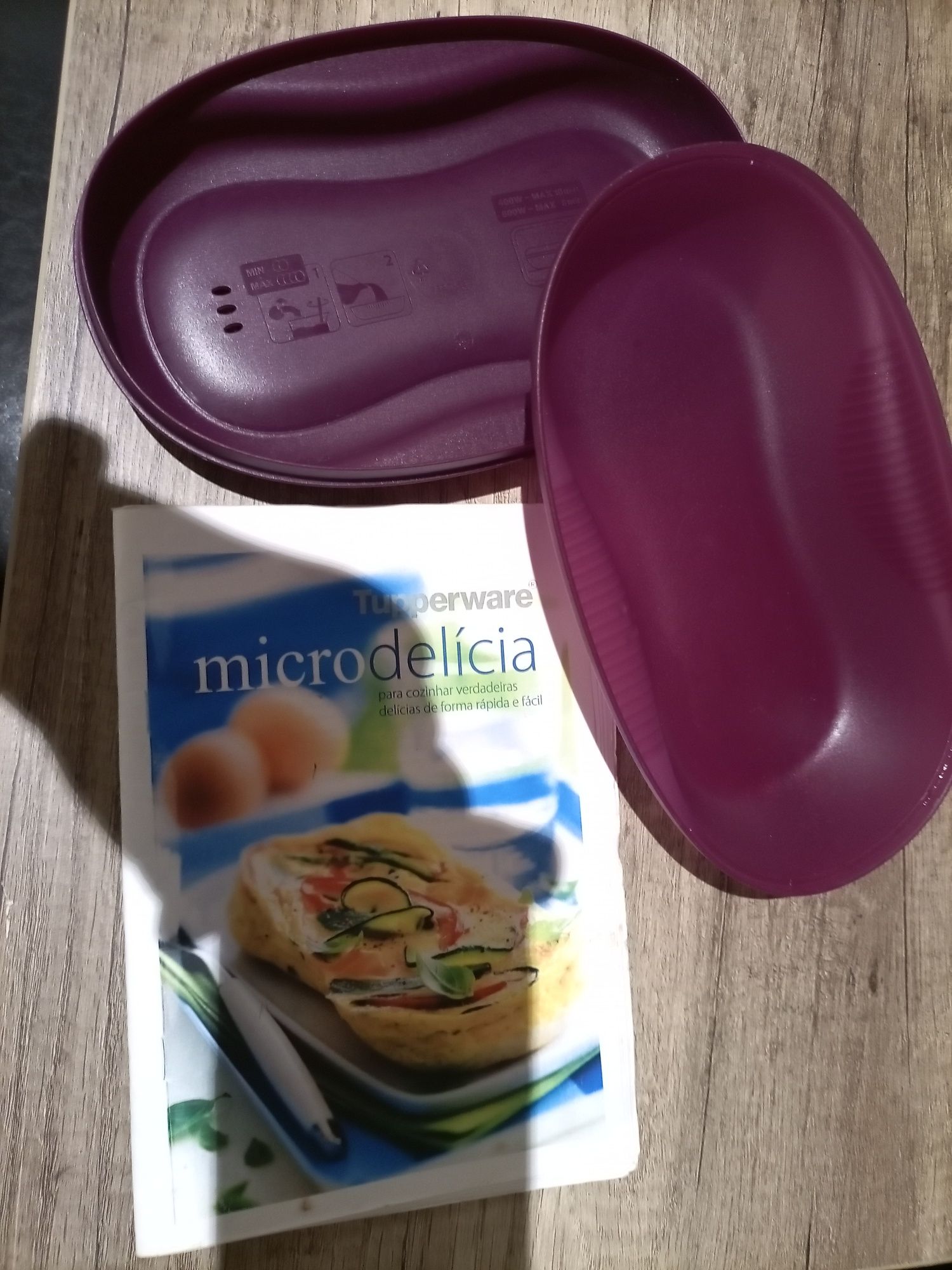 Micro delícia , mais micro arroz da Tupperware usado