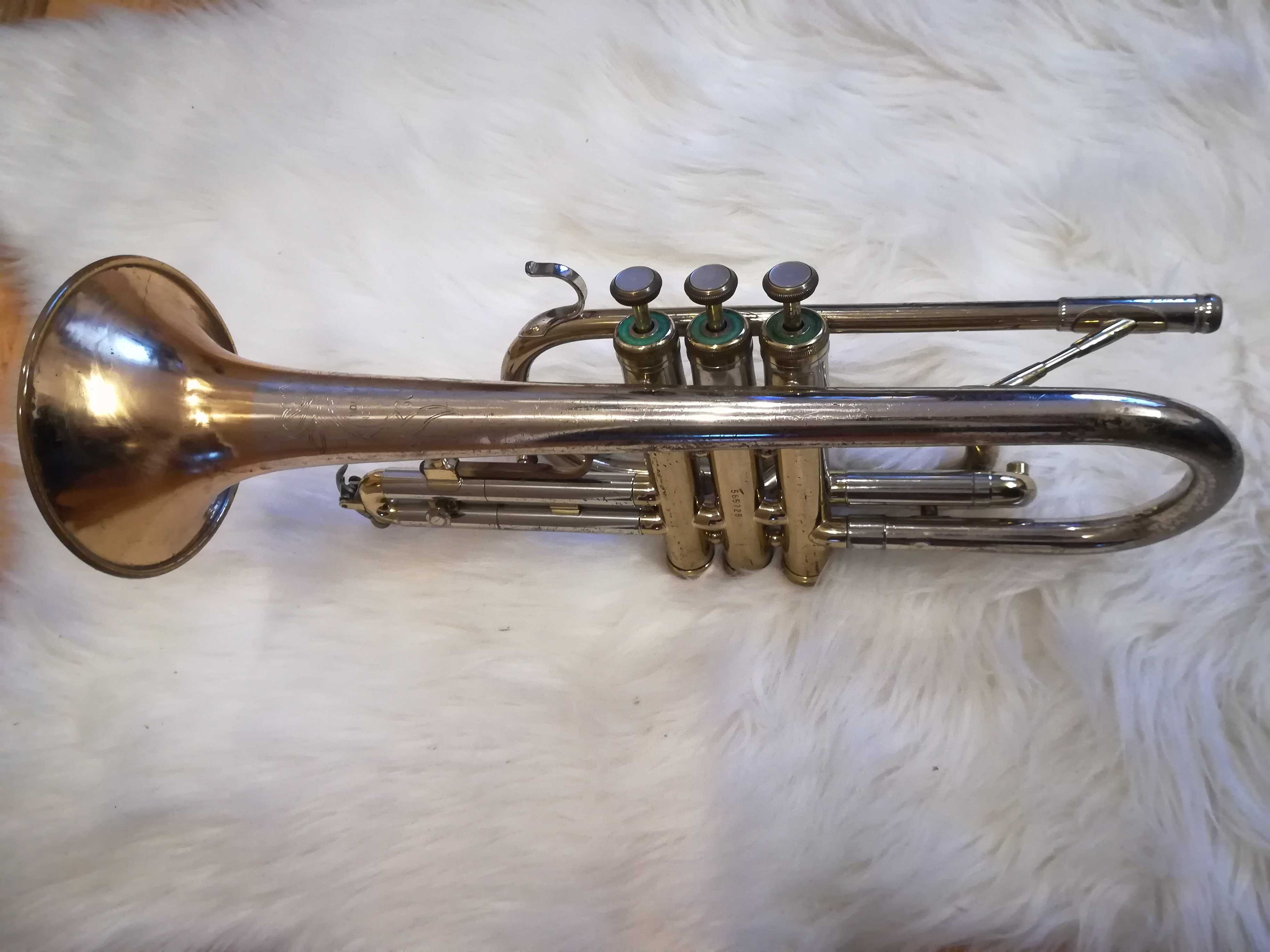 Trąbka F.E.OLDS spacjal Fullerton California-Trumpet cornet