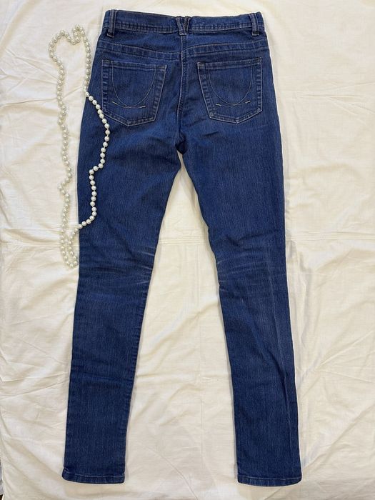 Denim Co жіночі джинси скінні, сині брюки, завужені штани, S